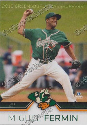 2013 Greensboro Grasshoppers Miguel Fermin