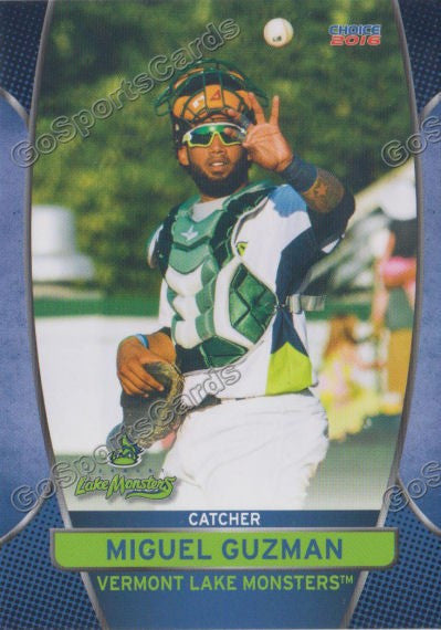 2016 Vermont Lake Monsters Miguel Guzman