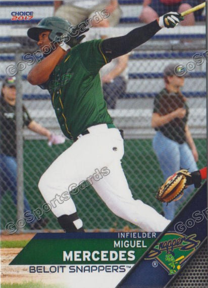 2017 Beloit Snappers Miguel Mercedes