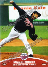 2009 Elizabethton Twins Miguel Munoz