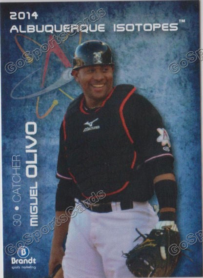 2014 Albuquerque Isotopes Miguel Olivo