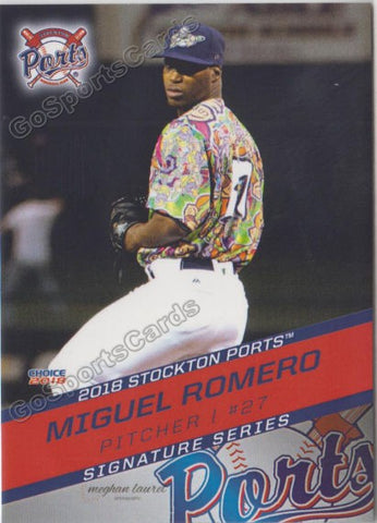 2018 Stockton Ports Miguel Romero
