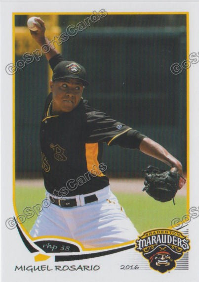 2016 Bradenton Marauders Miguel Rosario