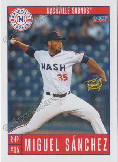 2021 Nashville Sounds Miguel Sanchez