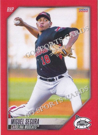 2022 Carolina Mudcats Miguel Segura