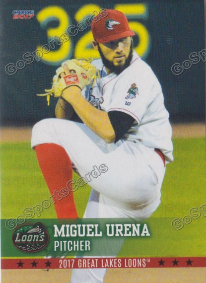 2017 Great Lakes Loons Miguel Urena