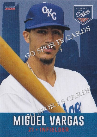 2022 Oklahoma City Dodgers Miguel Vargas – Go Sports Cards