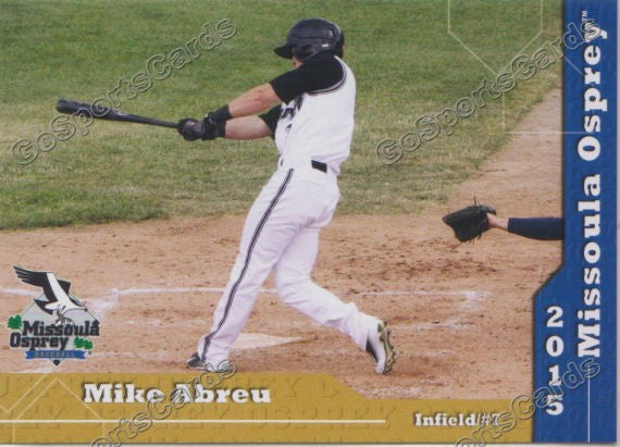 2015 Missoula Osprey Mike Abreu