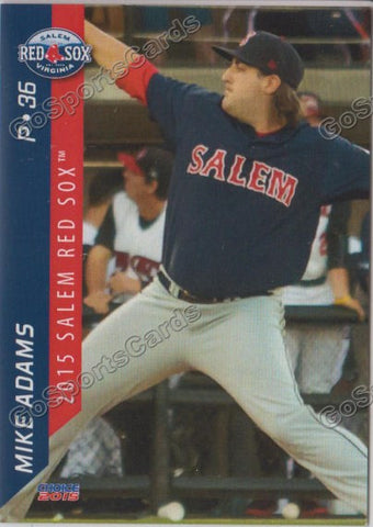 2015 Salem Red Sox Mike Adams