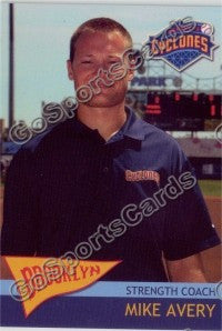 2010 Brooklyn Cyclones Mike Avery