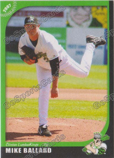 2007 Clinton Lumberkings Mike Ballard