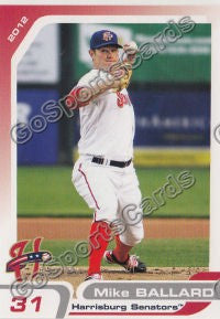 2012 Harrisburg Senators Mike Ballard