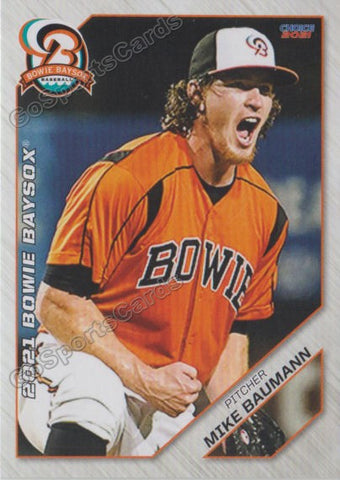 2021 Bowie Baysox Mike Baumann