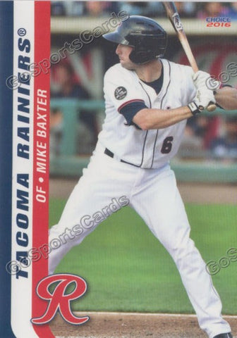 2016 Tacoma Rainiers Mike Baxter