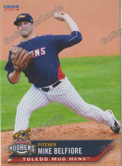 2014 Toledo Mud Hens Mike Belfiore