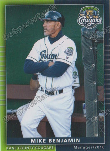 2016 Kane County Cougars Mike Benjamin