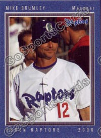 2008 Ogden Raptors Mike Brumley