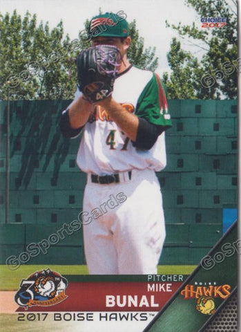 2017 Boise Hawks Mike Bunal