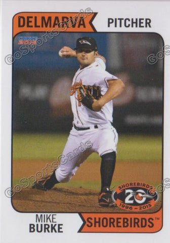 2015 Delmarva Shorebirds Mike Burke