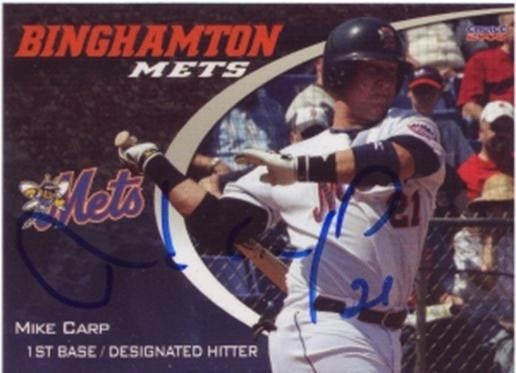 Mike Carp 2008 Binghamton Mets (Autograph)
