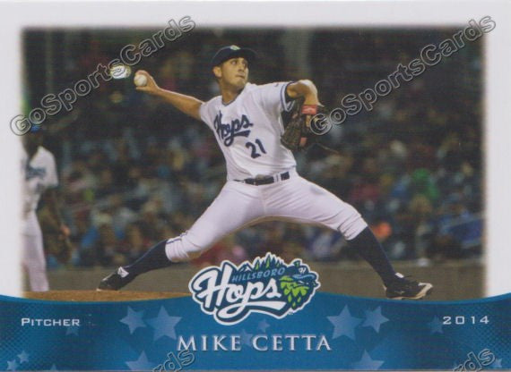 2014 Hillsboro Hops Mike Cetta