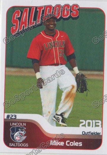 2013 Lincoln Saltdogs Mike Coles
