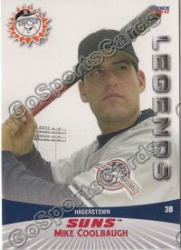 2011 Hagerstown Suns Legends Mike Coolbaugh
