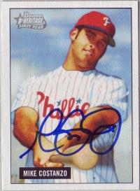 Mike Costanzo 2005 Bowman Heritage #280 (Autograph)