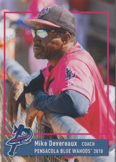 2018 Pensacola Blue Wahoos Mike Devereaux