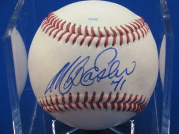 Mike Easler signed Baseball Auto