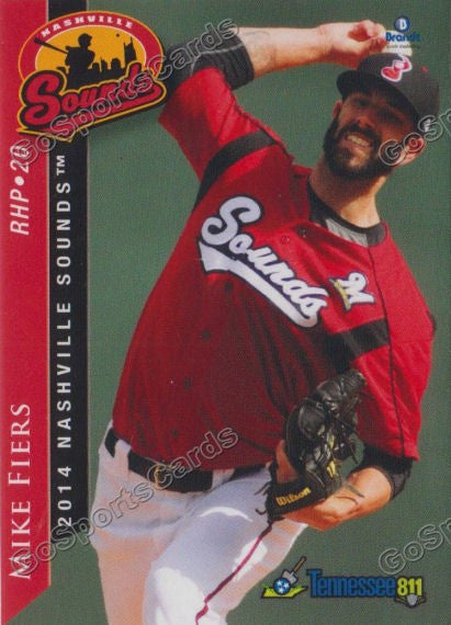 2014 Nashville Sounds Mike Fiers
