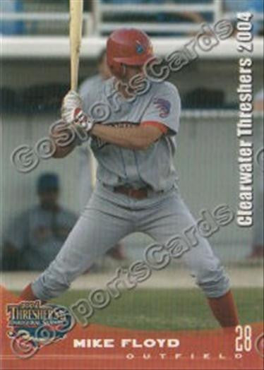 2004 Clearwater Threshers Mike Floyd