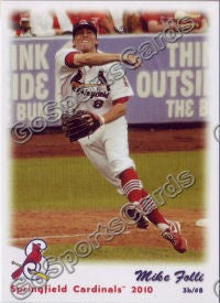2010 Springfield Cardinals Mike Folli