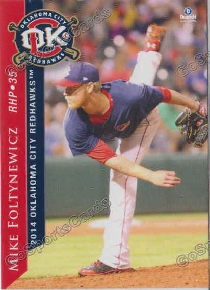 2014 Oklahoma City RedHawks Mike Foltynewicz