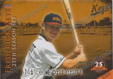 2013 Frederick Keys 25 Anniversary Mike Fontenot