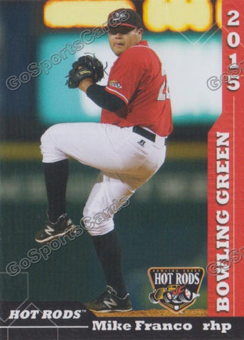 2015 Bowling Green Hot Rods Mike Franco