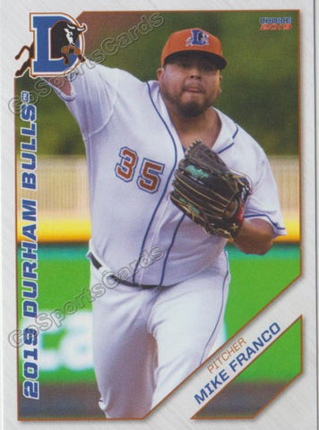 2019 Durham Bulls Mike Franco