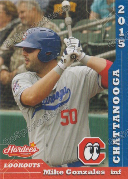 2015 Chattanooga Lookouts Mike Gonzales