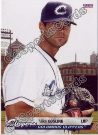 2010 Columbus Clippers Mike Gosling