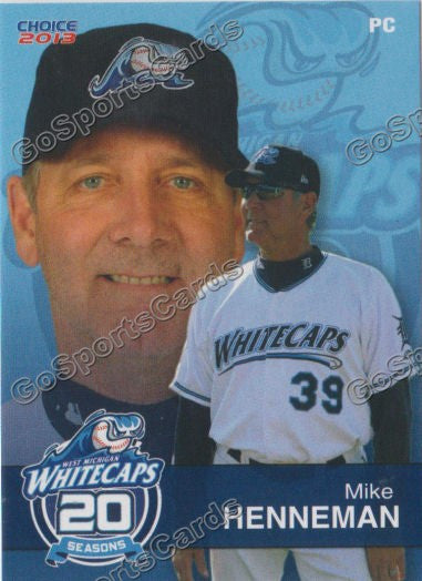 2013 West Michigan Whitecaps Mike Henneman