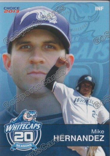 2013 West Michigan Whitecaps Mike Hernandez