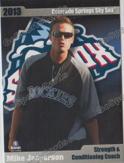 2013 Colorado Springs Sky Sox Mike Jasperson
