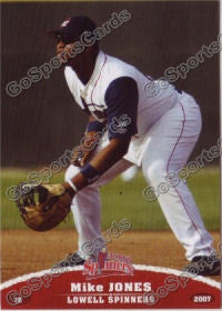 2007 Lowell Spinners Mike Jones