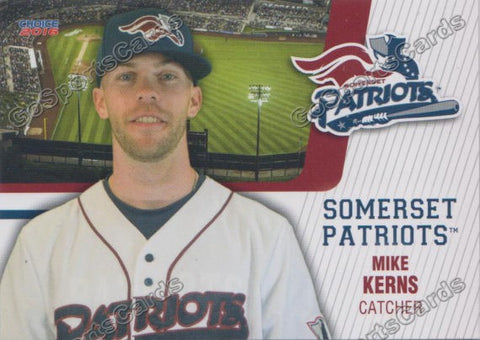 2016 Somerset Patriots Mike Kerns
