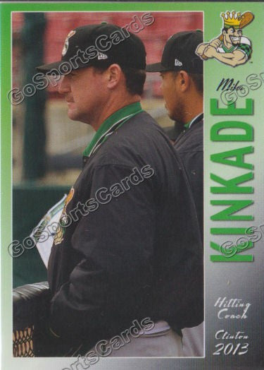 2013 Clinton Lumberkings Mike Kinkade