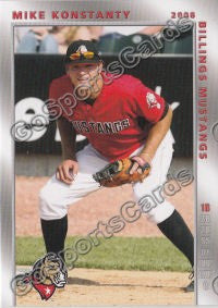 2008 Billings Mustangs Mike Konstanty