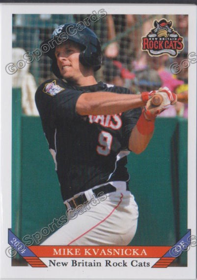2014 New Britain Rock Cats Mike Kvasnicka