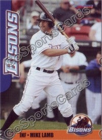 2009 Buffalo Bisons Mike Lamb