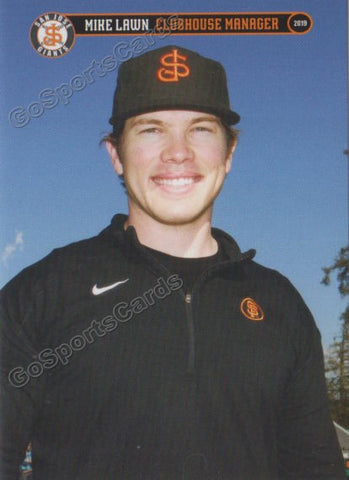 2019 San Jose Giants Mike Lawn