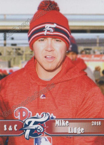 2018 Reading Fightin Phils Mike Lidge